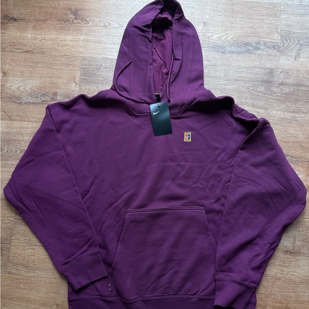 Nike Men's  red Purple burgundy  Hooded Sweatshirt
